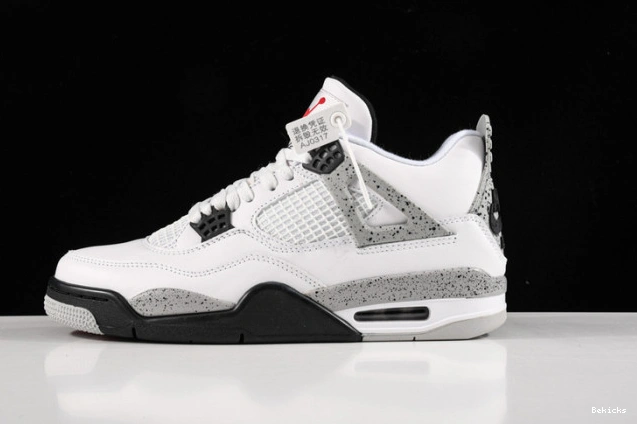 Reps BK “white cement” 840606-192 og jordan 4 air 1207